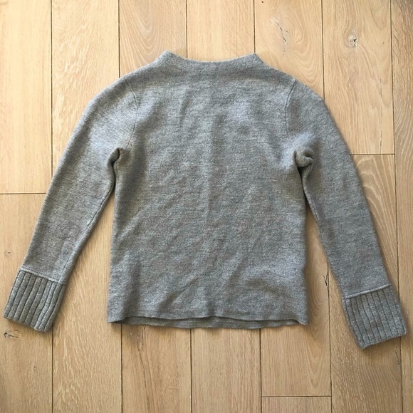 Club Monaco 100% Extra Fine Merino Wool Sweater in Grey Size XS - Picture 1 of 10